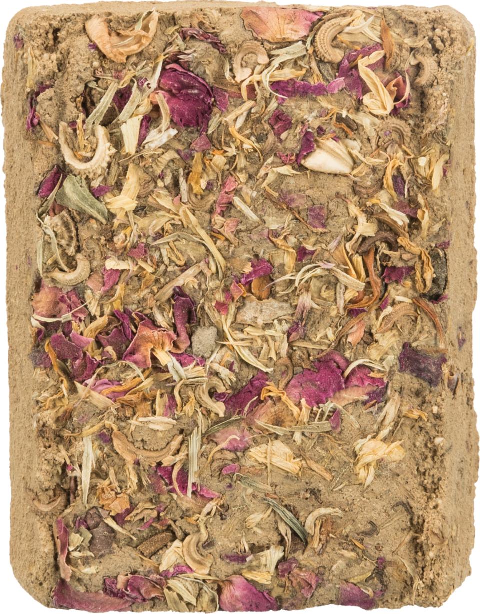 Clay Stone with flowers