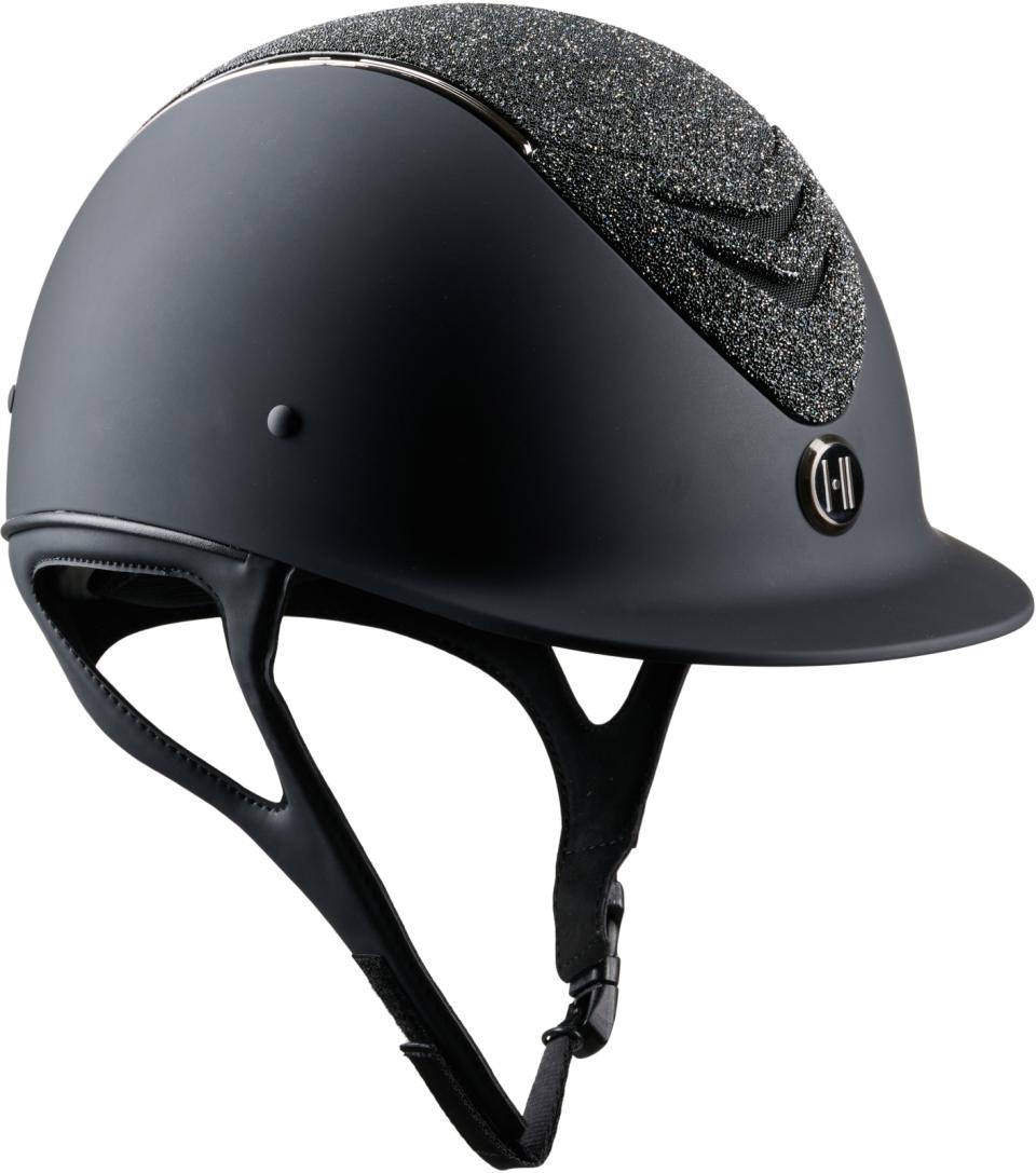 One K Defender-ridhjälm - Glitter på ovansidan och framsidan