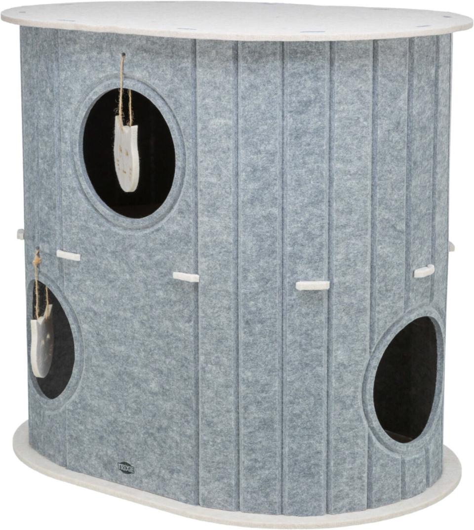 Trixie Mare kattehule, 2 etager, filt, oval