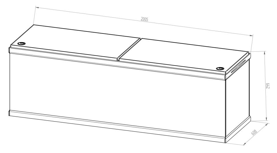 AkvaStabil MOVE akvarium - 720 liter