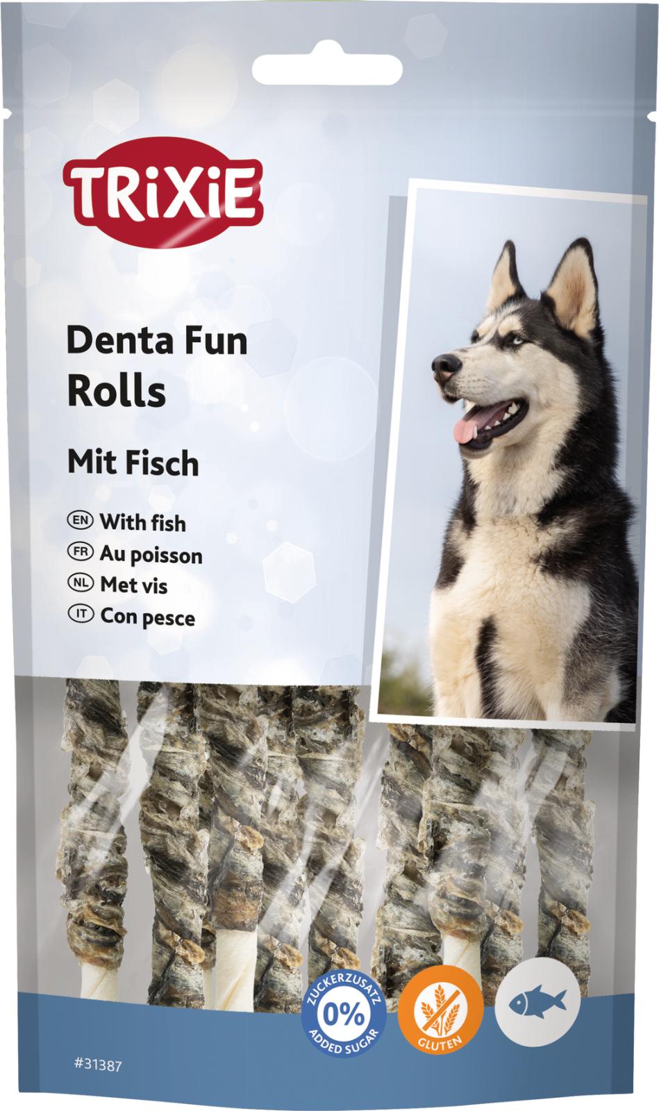 Tyggeruller med fisk