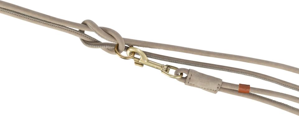 Trixie Pure justerbar hundesnor, rundsyet læder