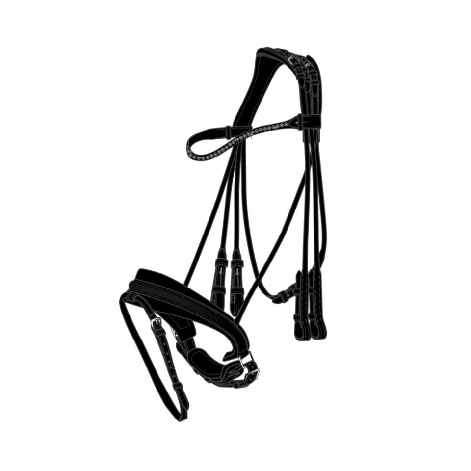 CATAGO Santo rund genähte Kandare