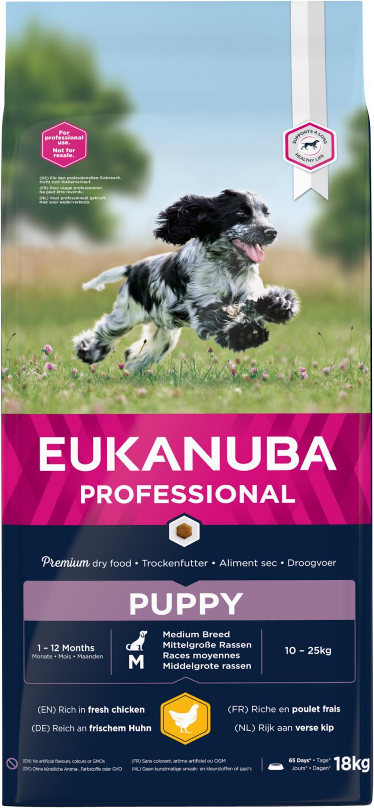 EUKANUBA PRO Puppy Medium Breed kylling