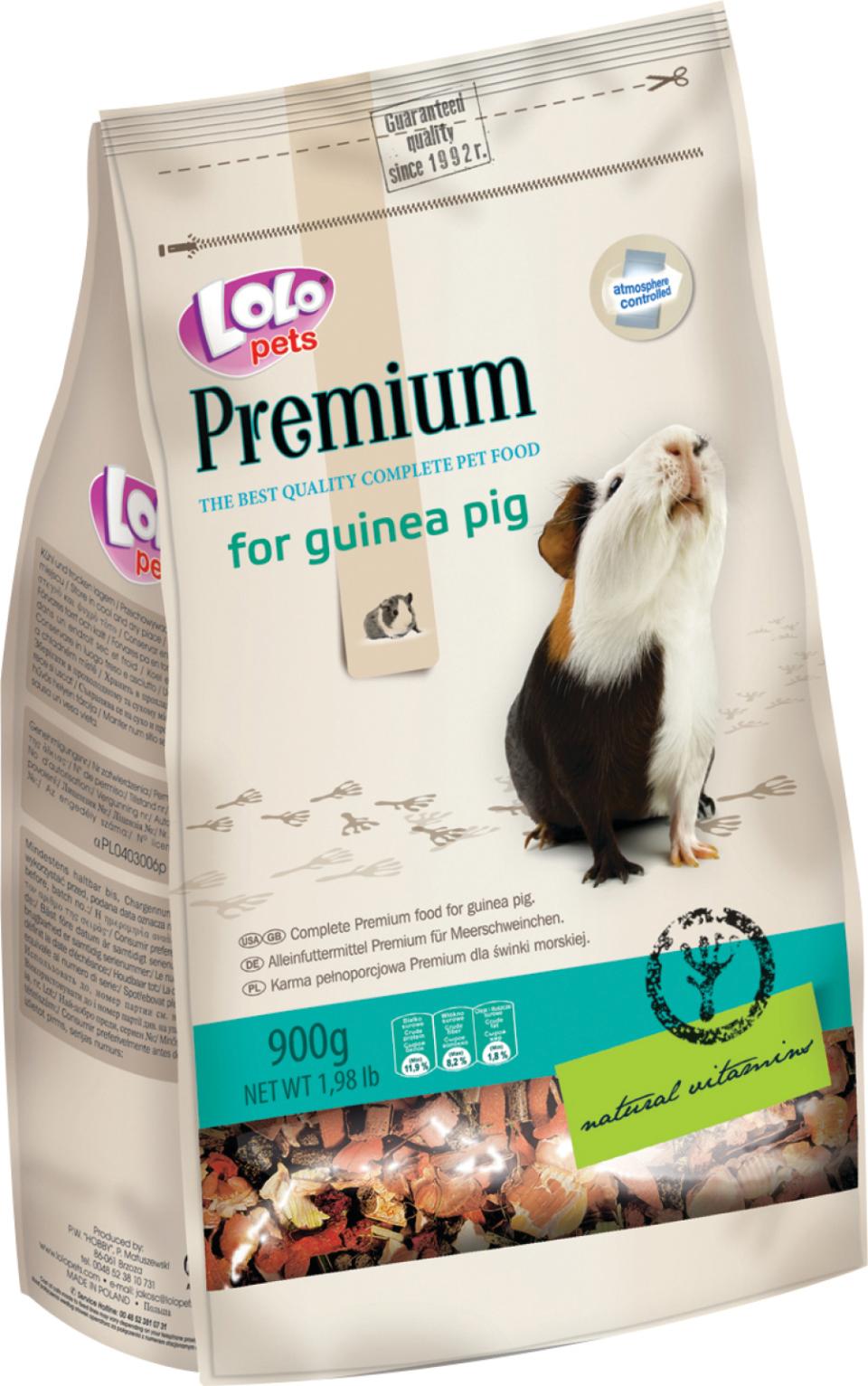 Lolo Pets Marsvinfoder, Premium