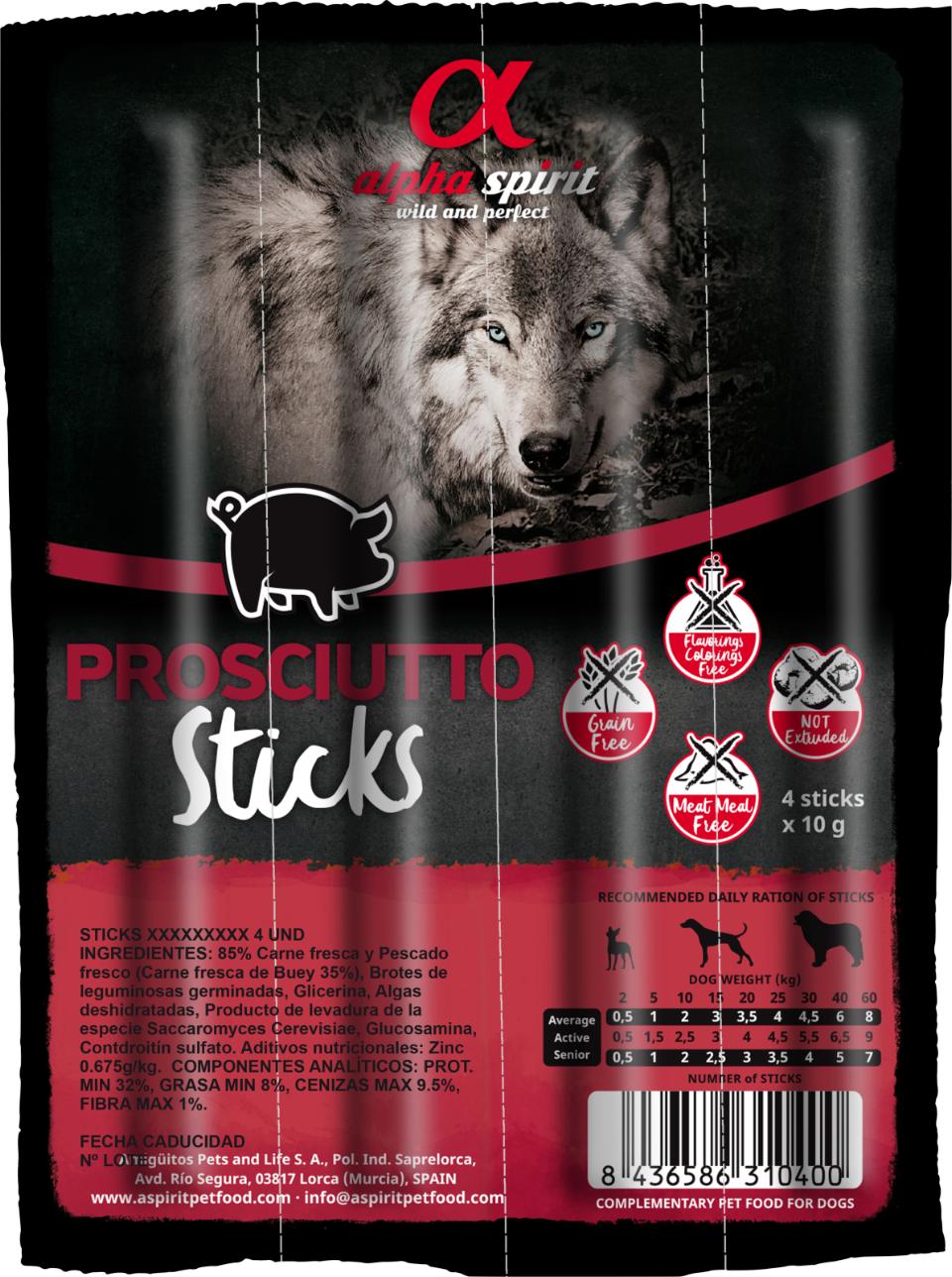 AlphaSpirit Prosciutto Stick (skinke)