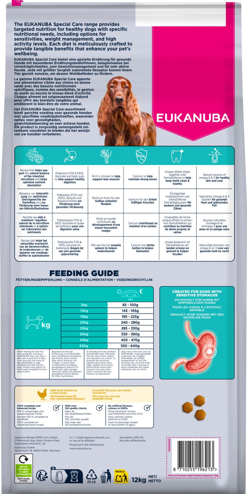 Eukanuba DailyCare Adult All Breeds Sensitive Digestion