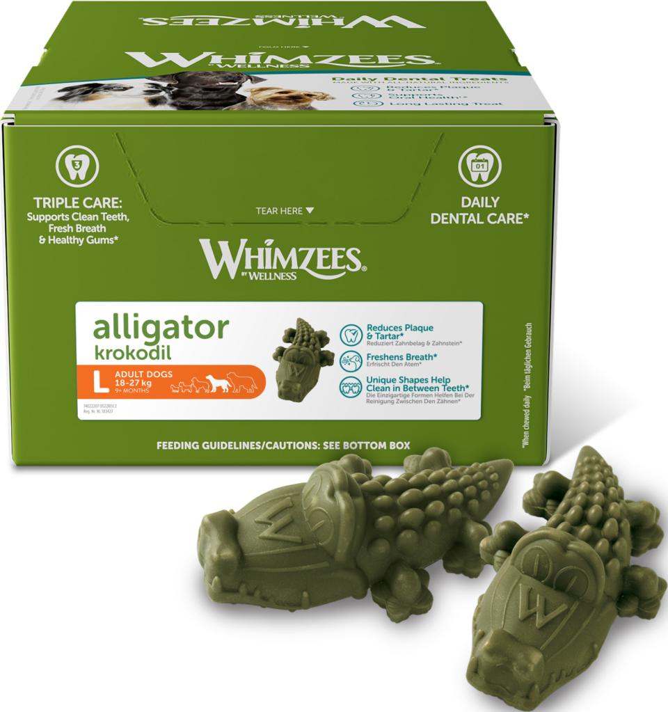 Whimzees Alligator Dental Stick L