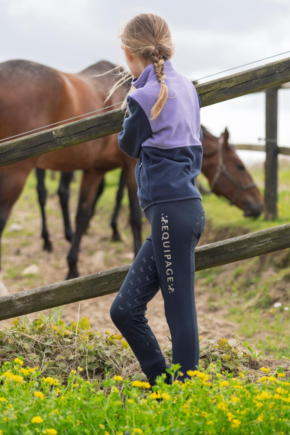 Equipage Allison fleecejacka för barn