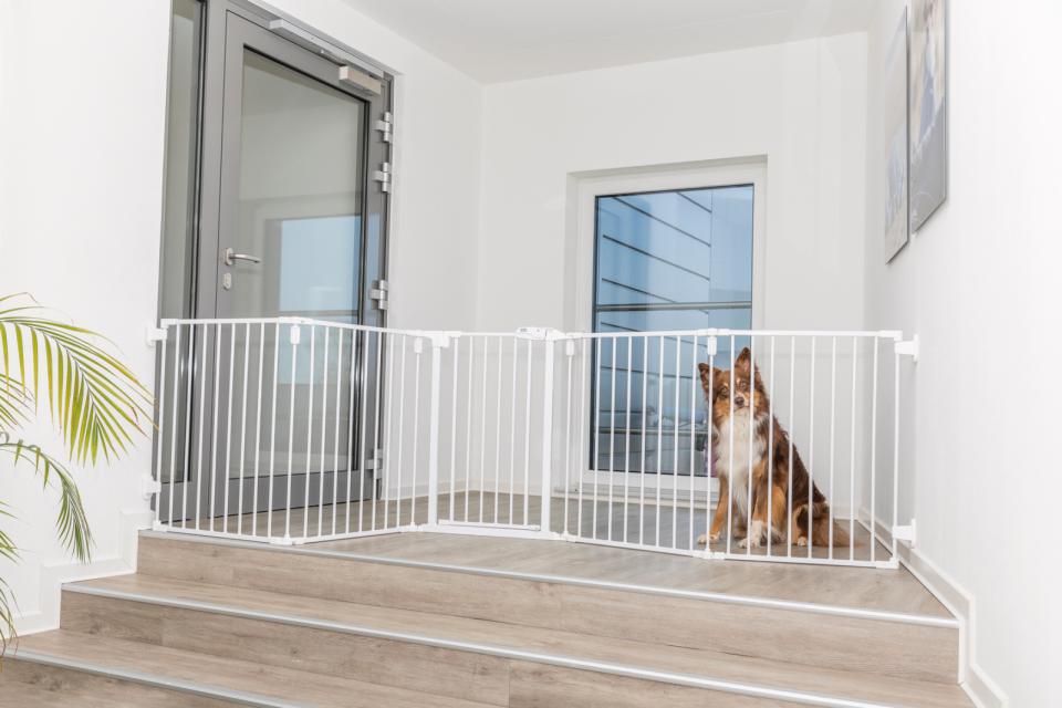 Trixie hundegitter med dør, 5 dele