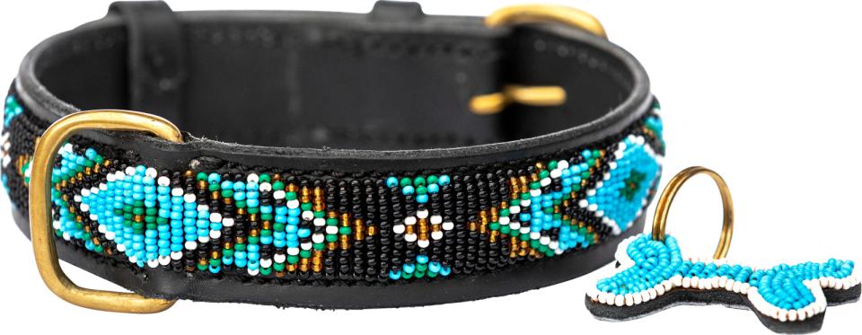 Kampuni håndlavet hundehalsbånd Terese