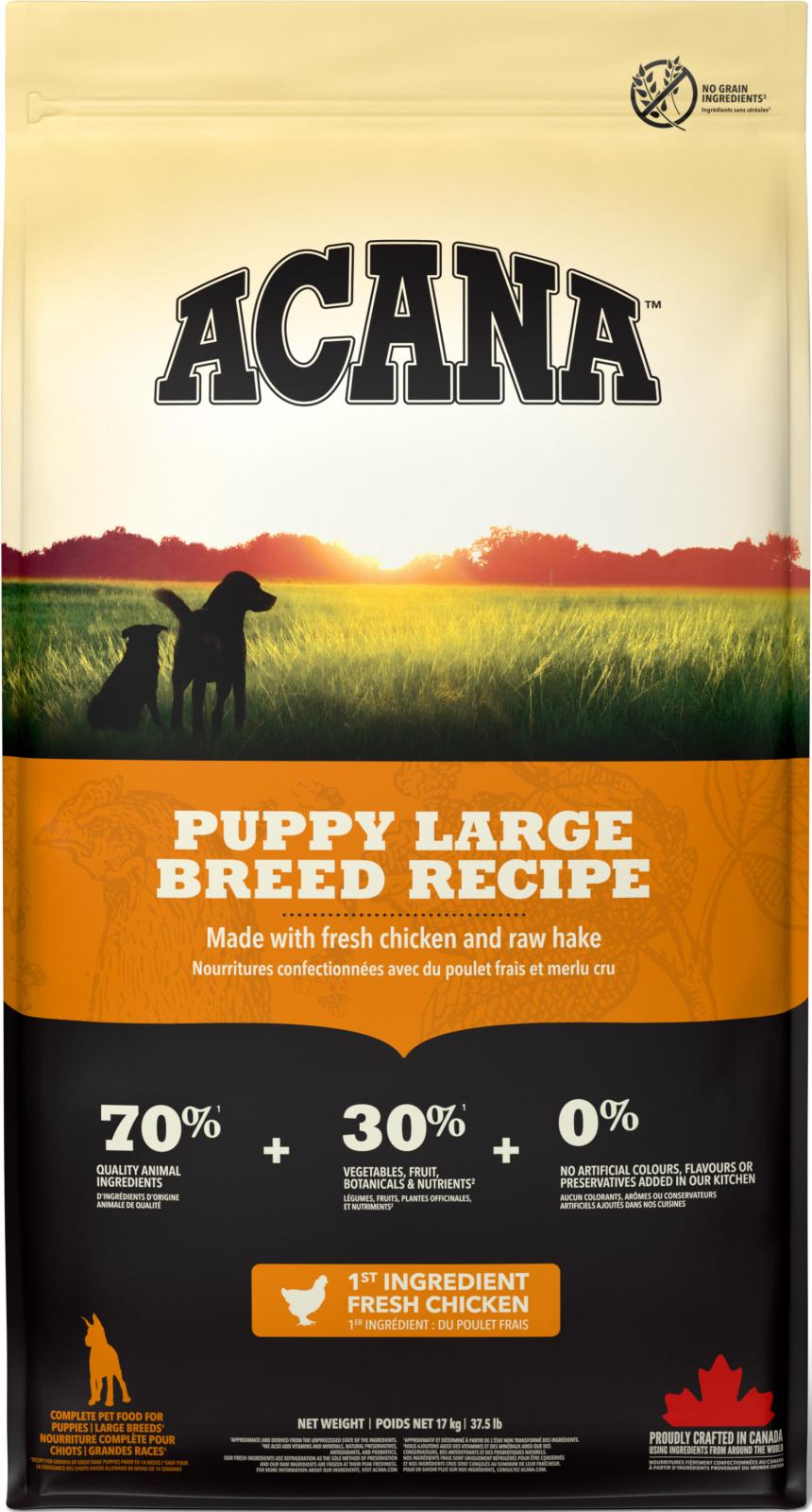 ACANA Dog Range Puppy Large Breed (kyckling och fisk)
