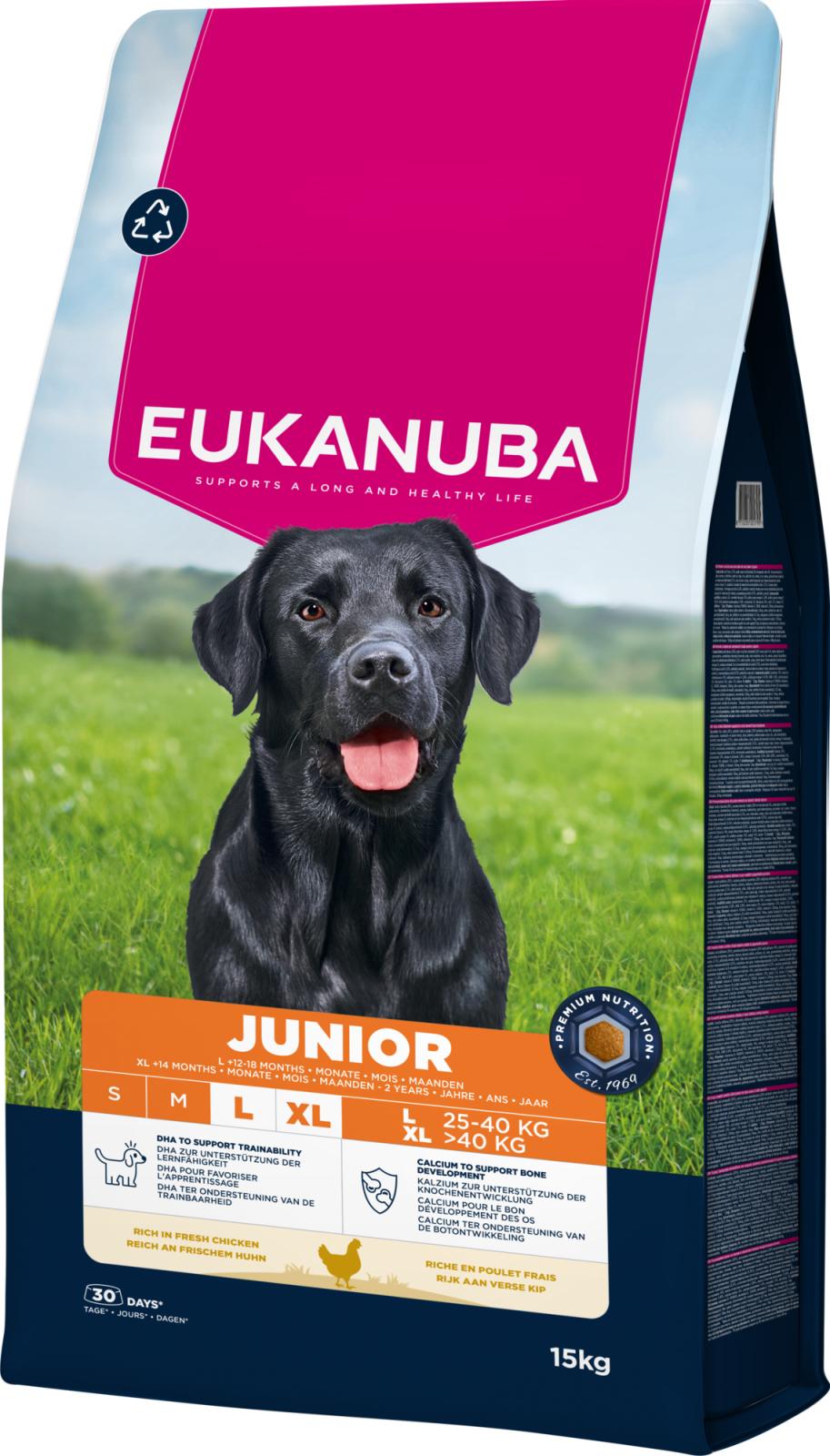 EUKANUBA Junior Large Breed Kylling