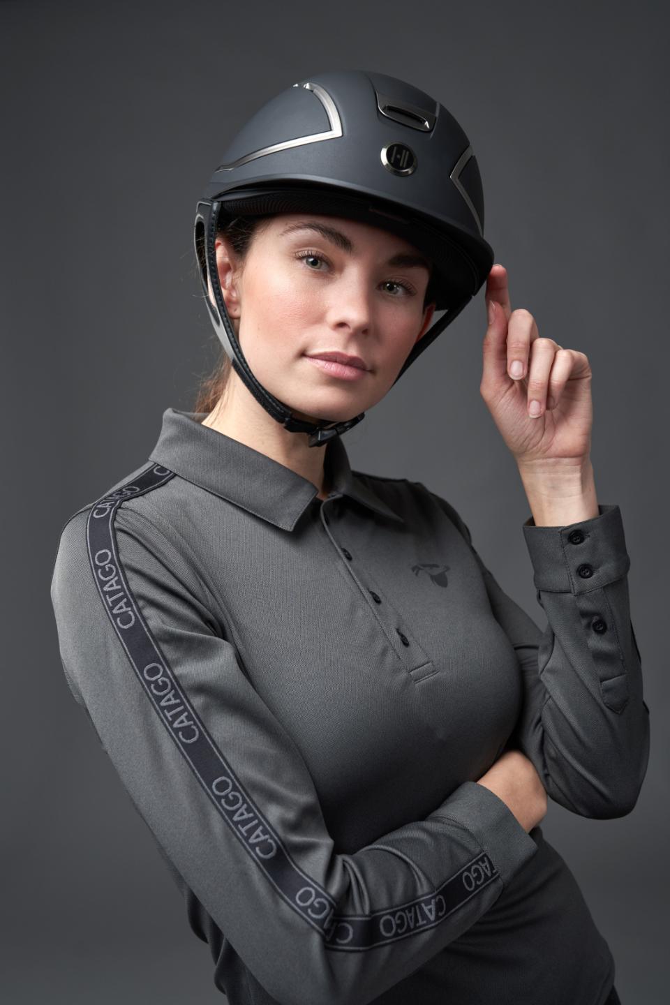 One K Xtreme ridehjelm - detaljer i krom