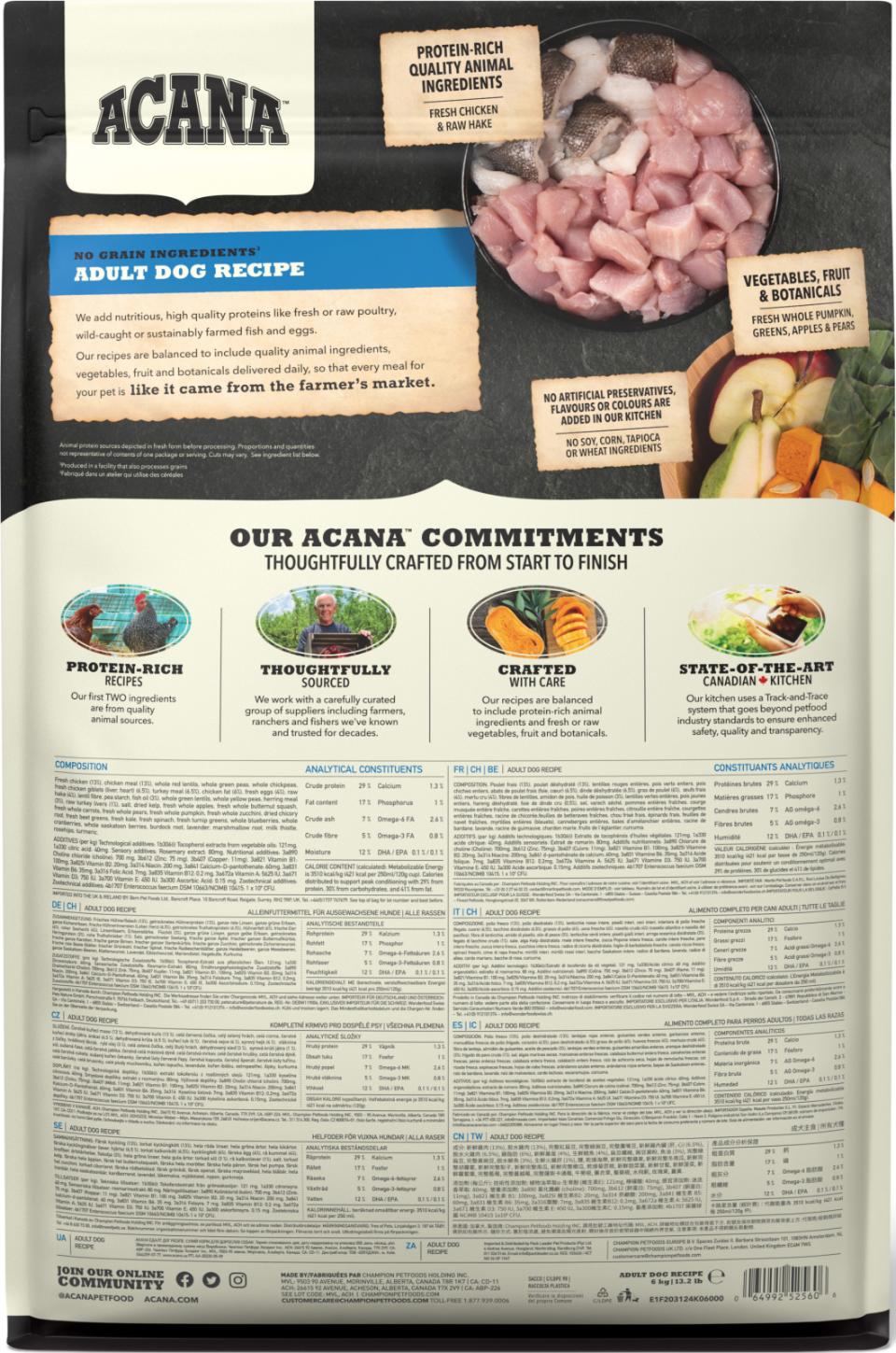 ACANA Dog Range Adult (kyckling)