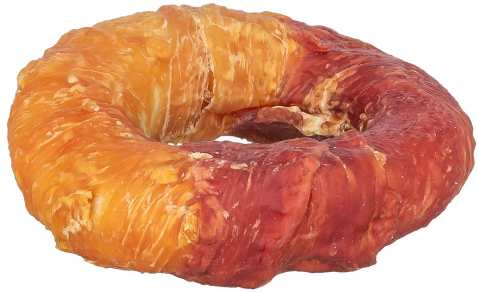 Trixie Denta Fun Ring with chicken & duck, bulk