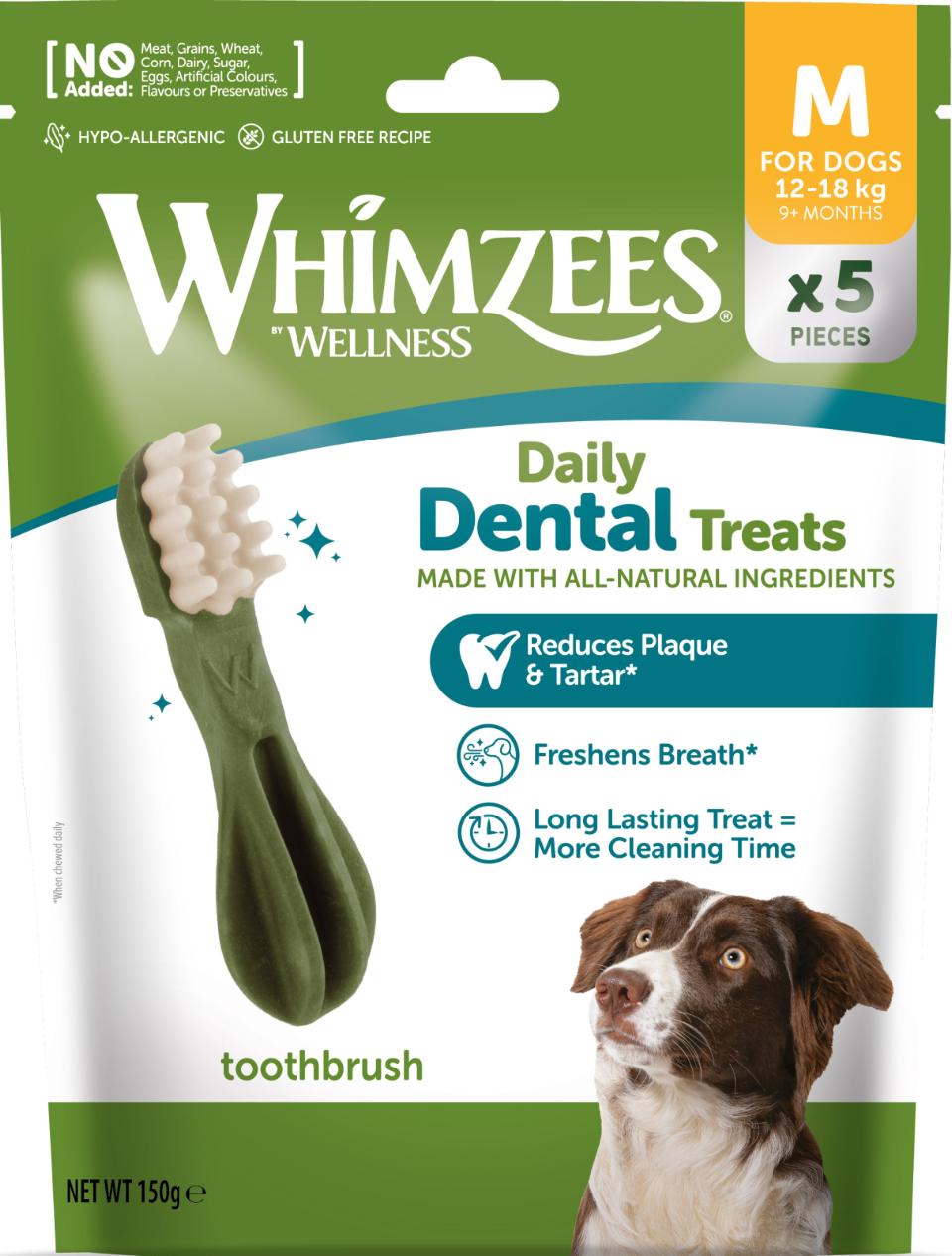 Whimzees Toothbrush M til mellemstore hunde
