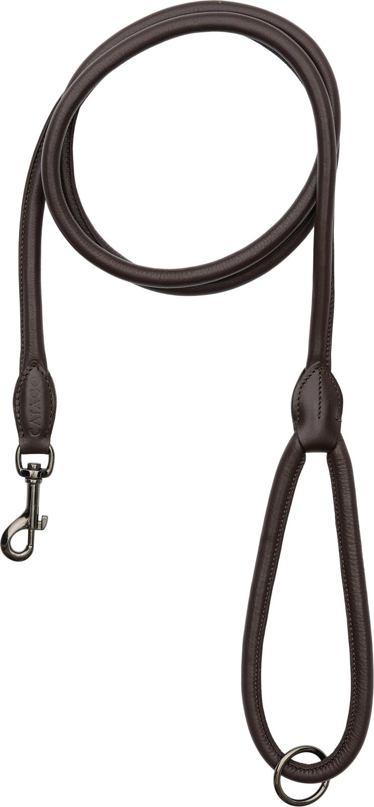 CATAGO rundsyet læder Hundesnor 2m