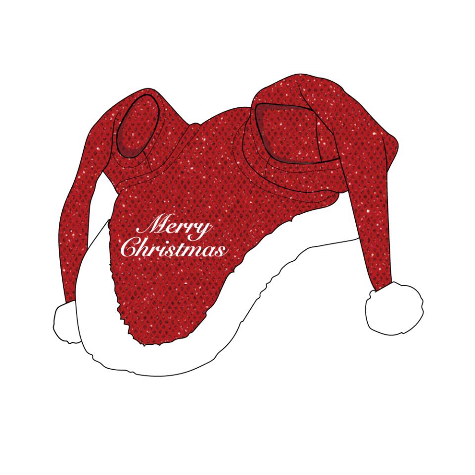 Horse Guard-tomteluva med glitter för häst