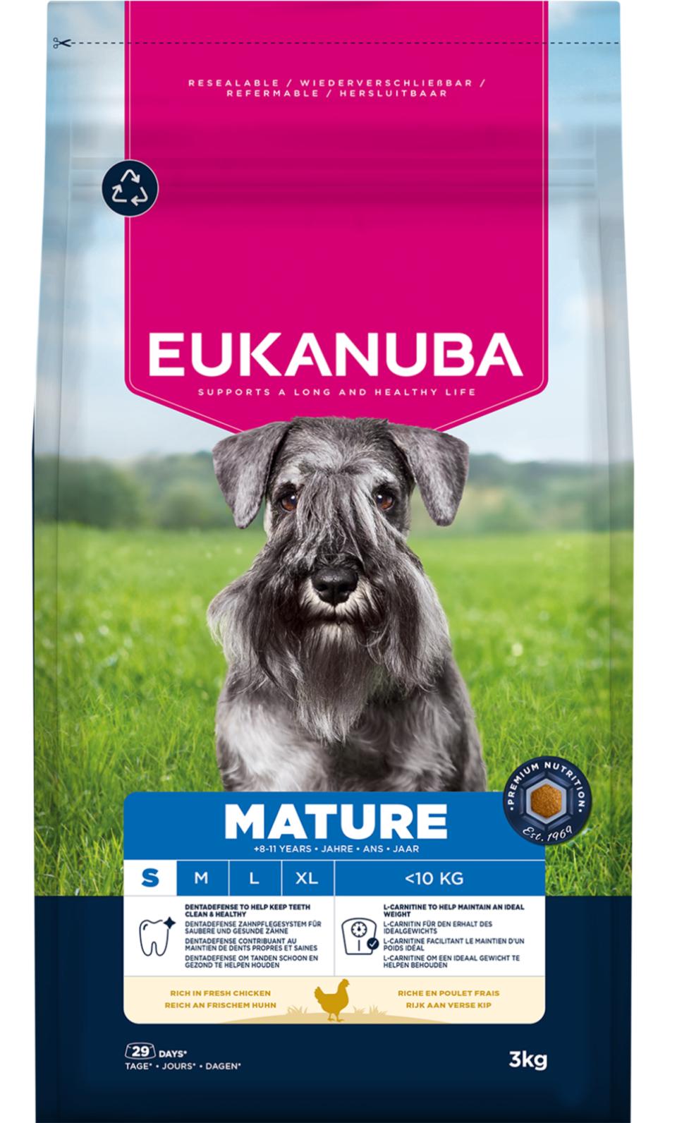 EUKANUBA Mature Small Breed kylling