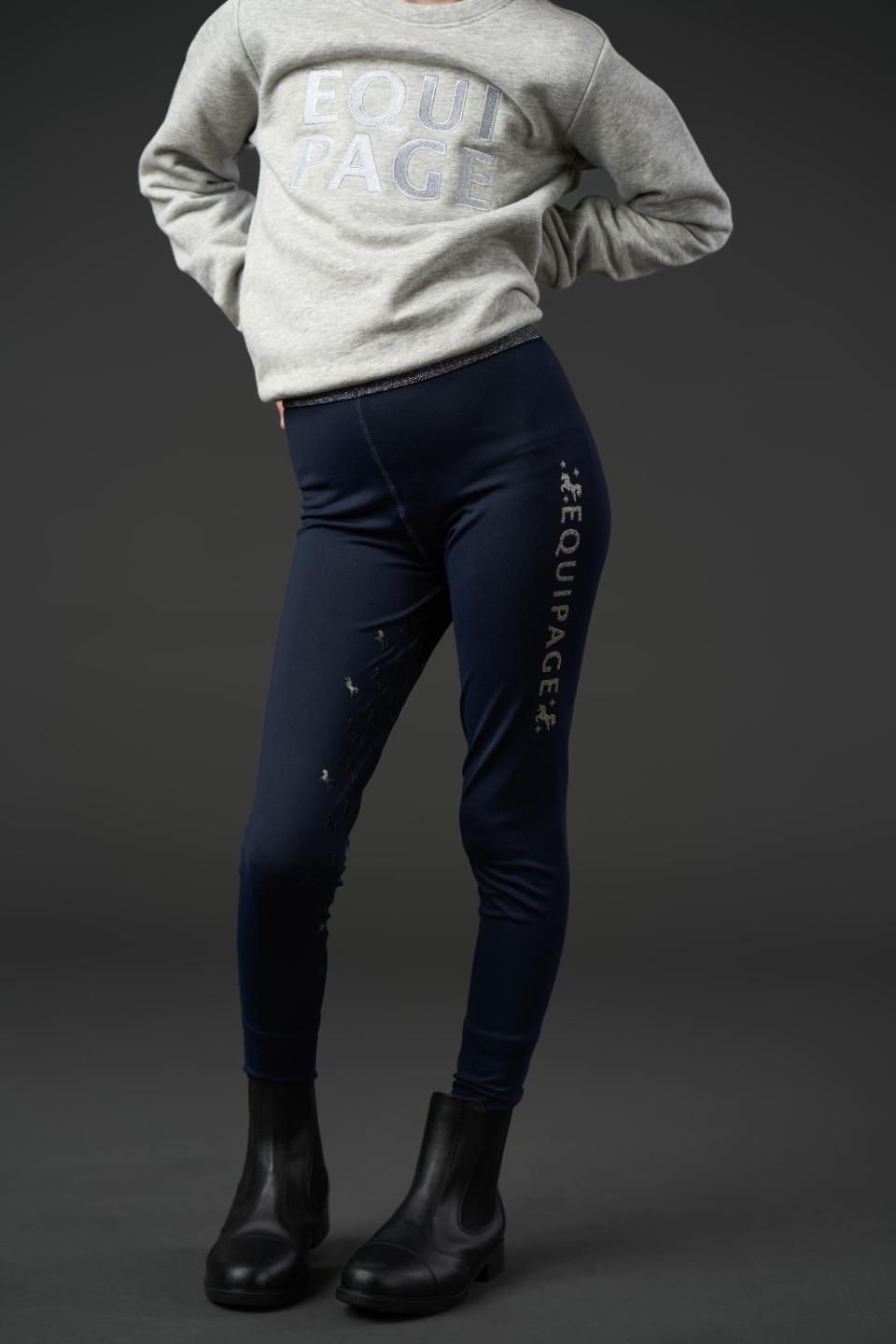 Equipage Maggie ridtights med fullt grepp för barn