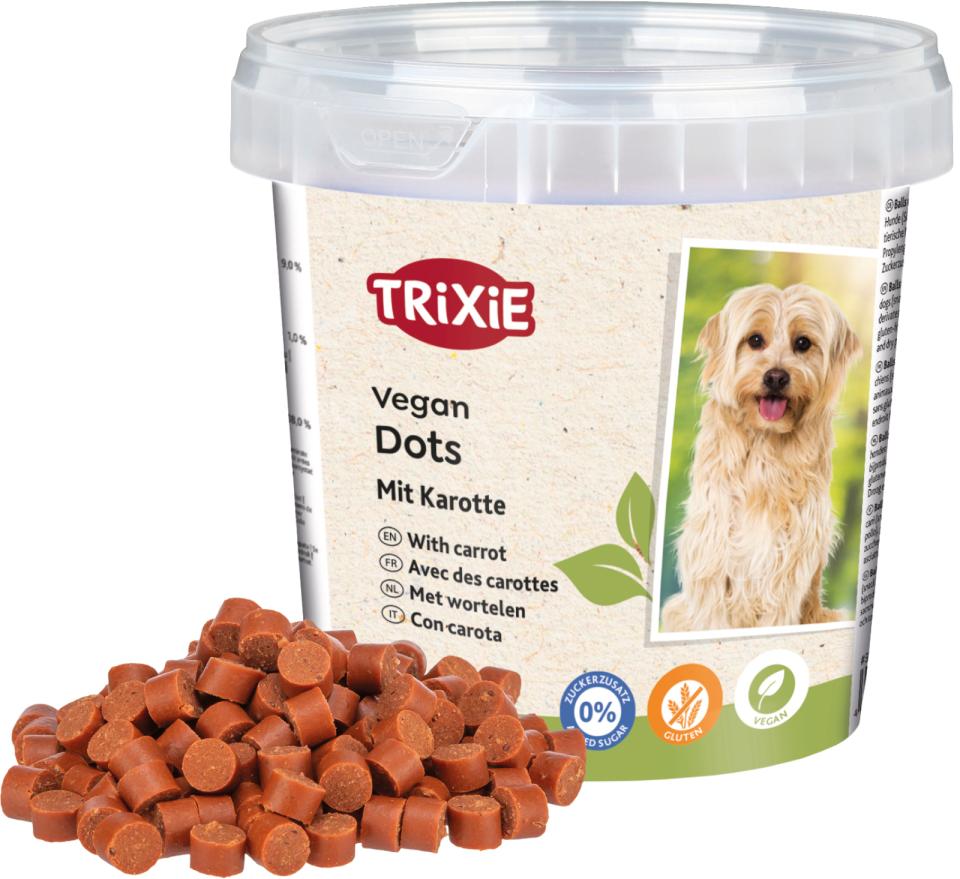 Trixie Vegan Soft Snack Dots med gulerod