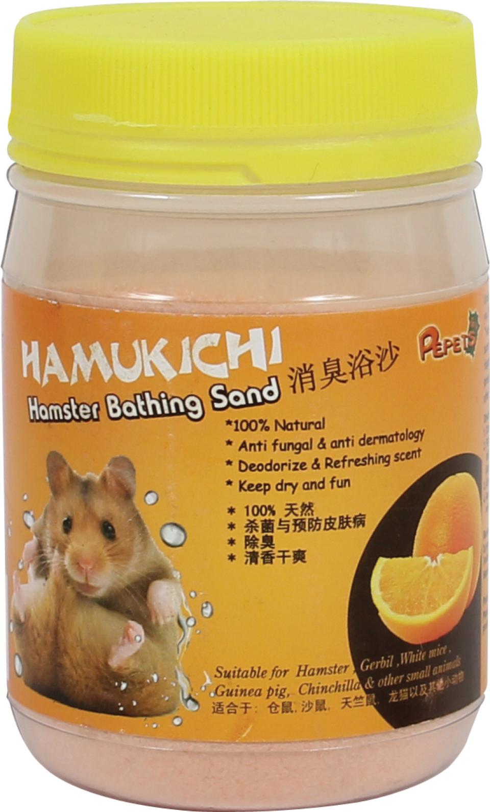 Hamster badesand med appelsinduft