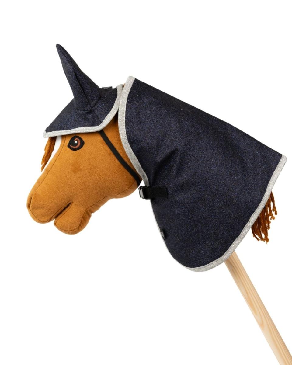 My Hobby Horse-dækken og hut, navy glitter