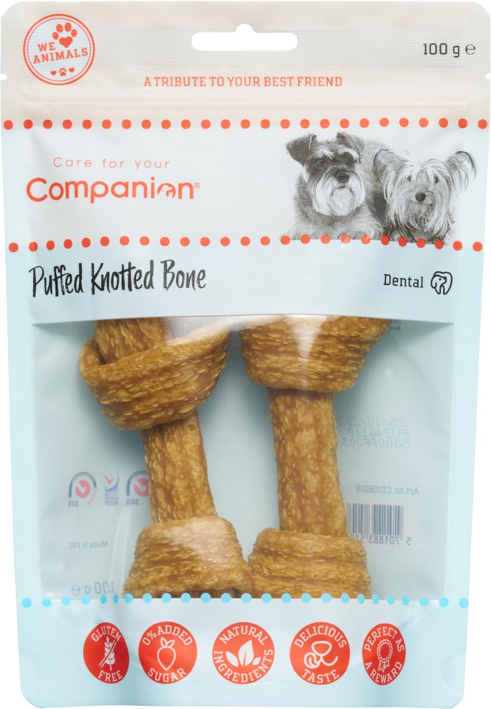 Companion Puffet Knotted Bone