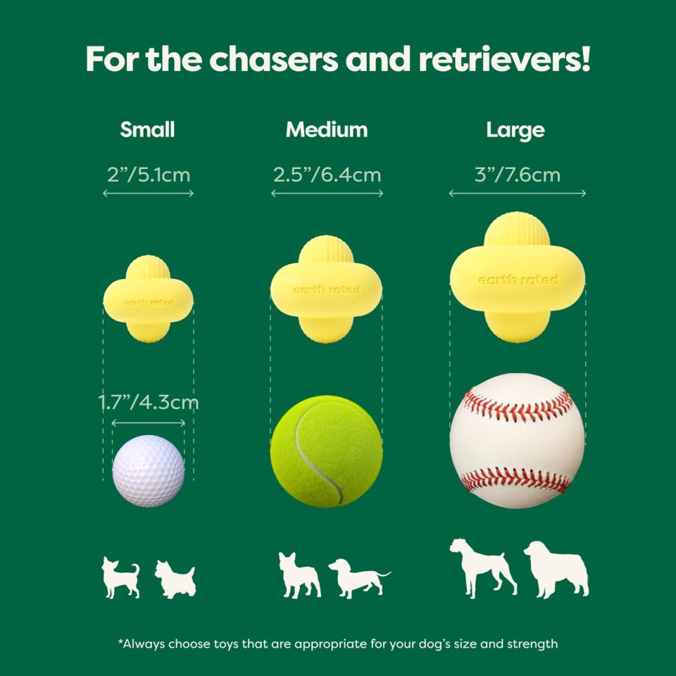 Earth Rated Apport legetøj, gummi