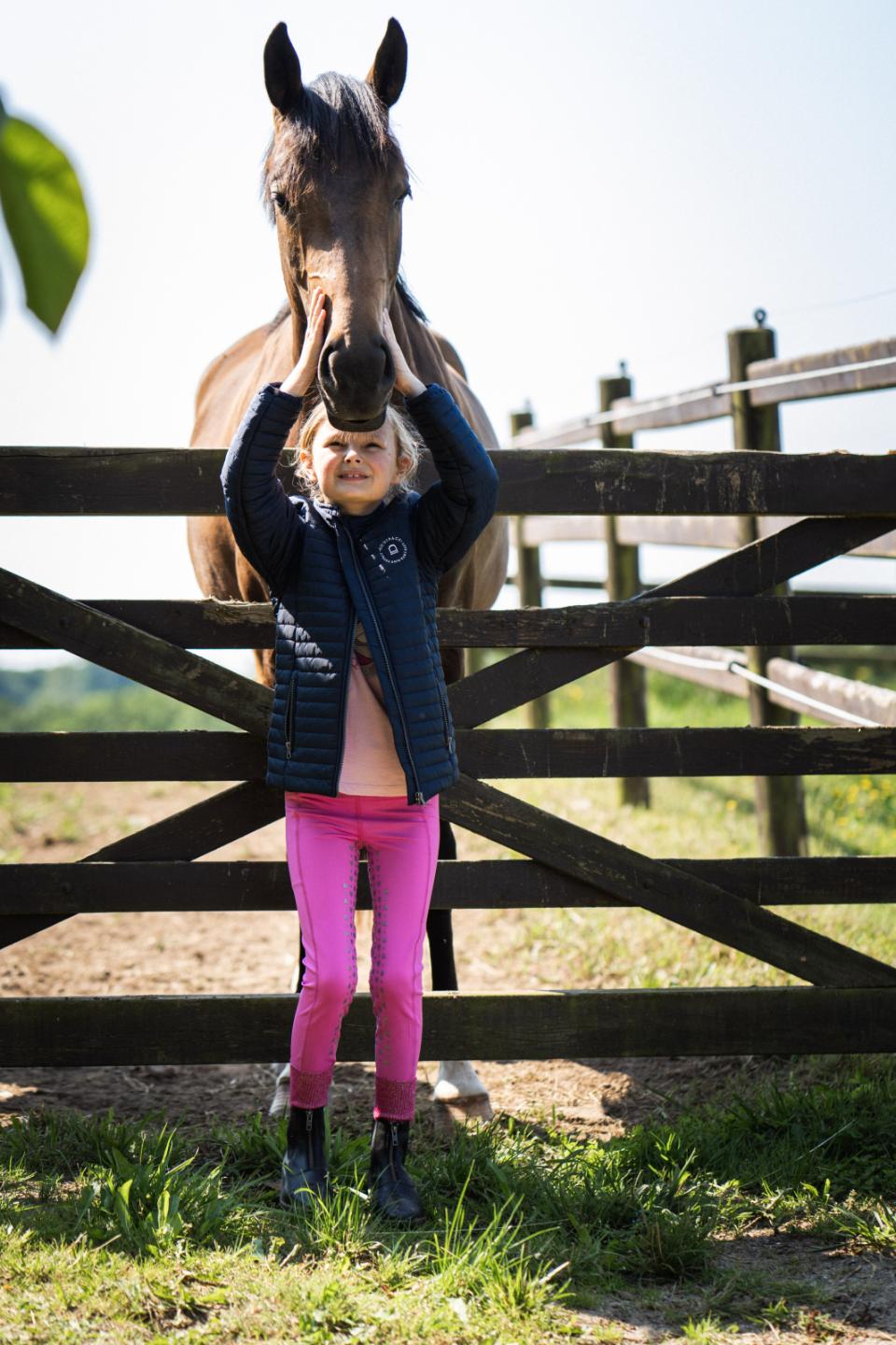 Equipage Molly Heart glitter ridetights med fullgrip