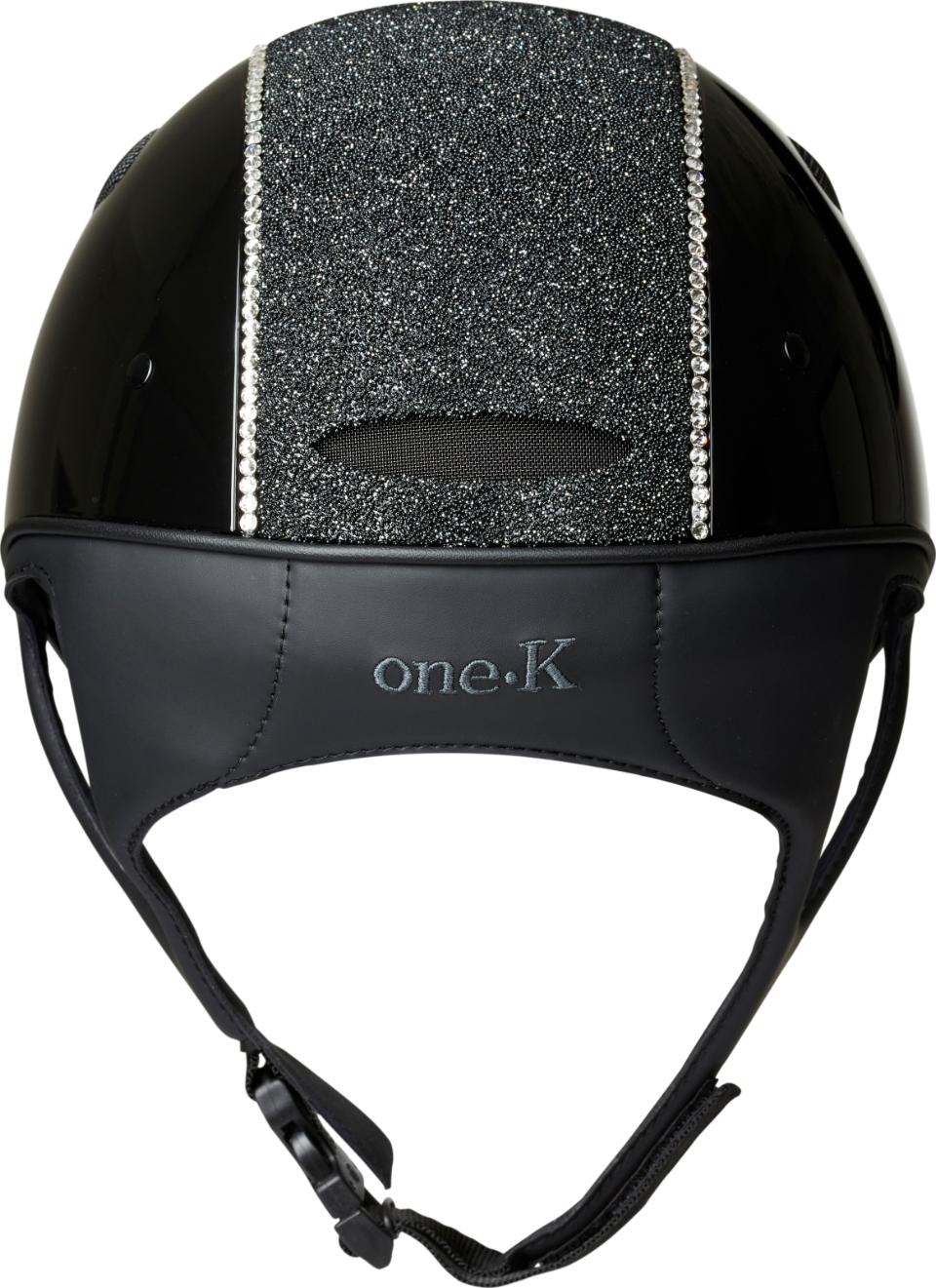 One K Defender Pro-ridehjelm - glitter top, swarowski pipe