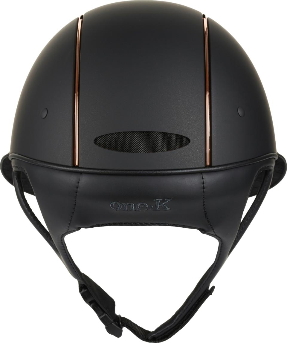 One K Avancé-ridehjelm - mat top, rosegold pipe