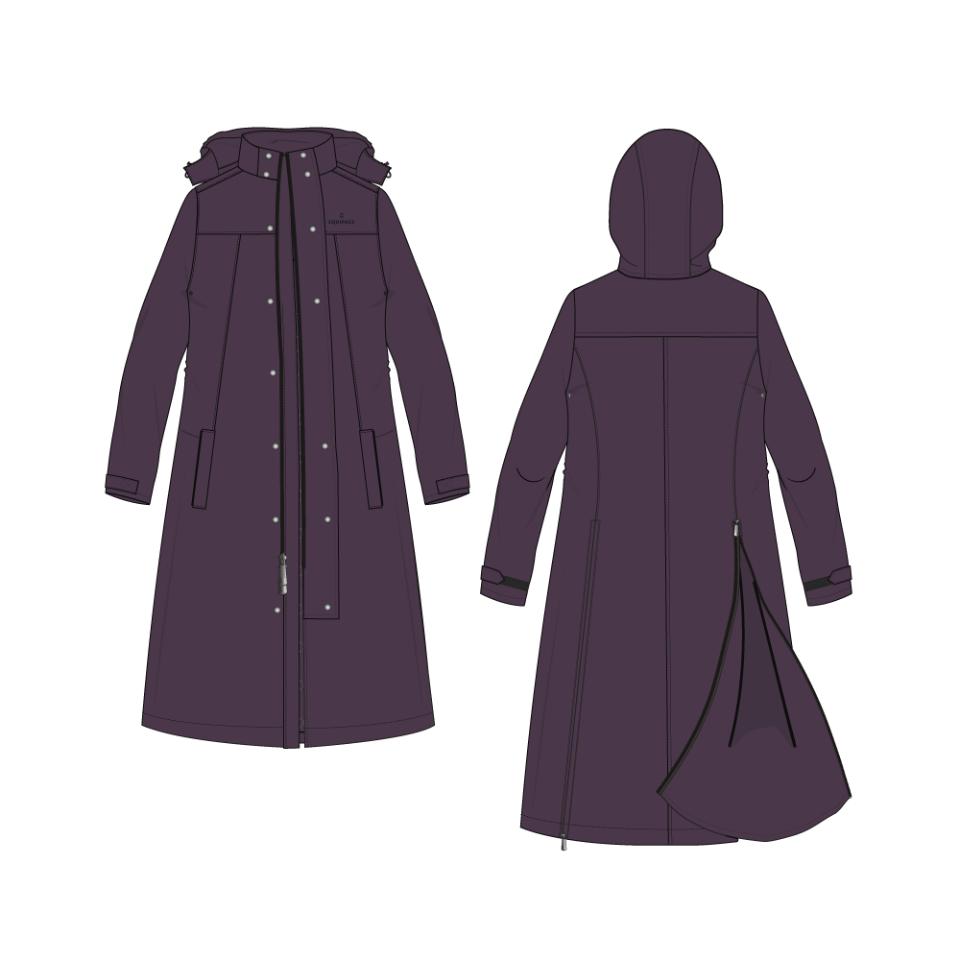 Equipage Heaven lang rideregnjakke