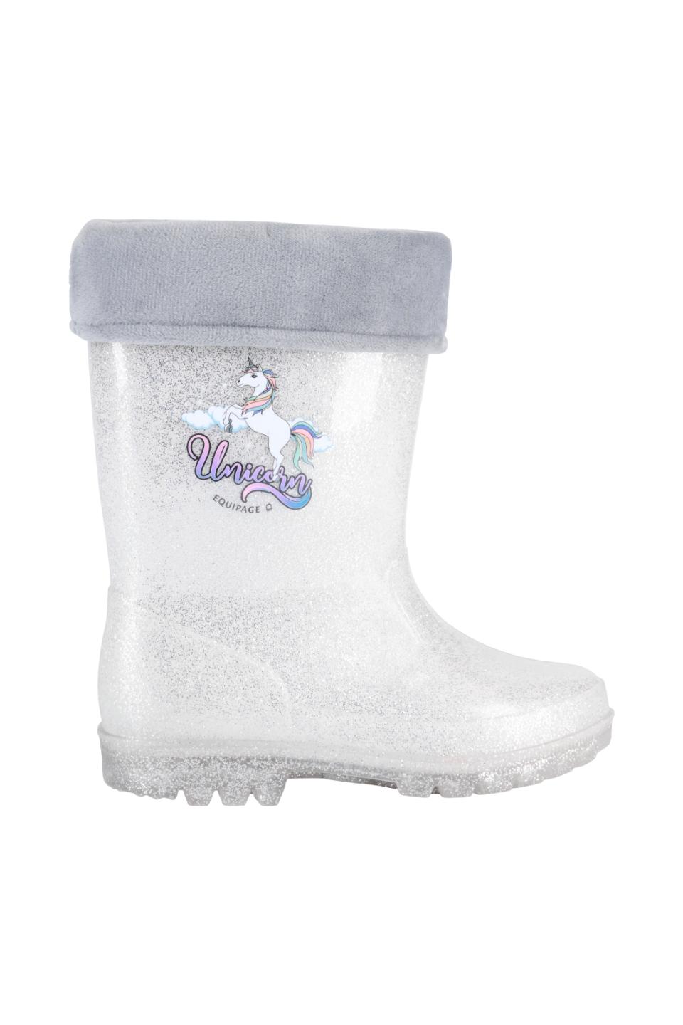 Equipage Light glitter gummistøvler til børn