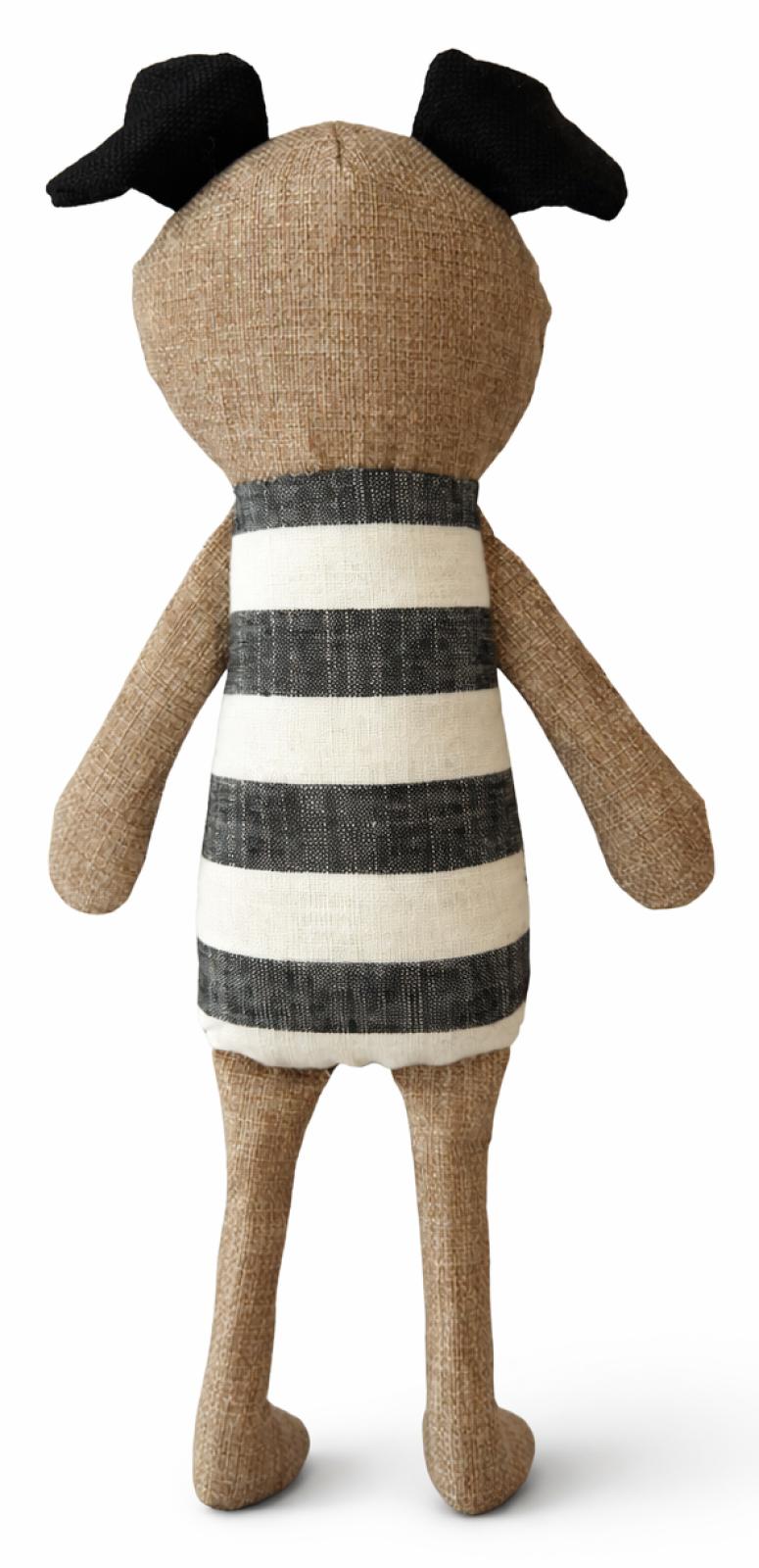 Companion hundleksaker, patchwork i denim, hund