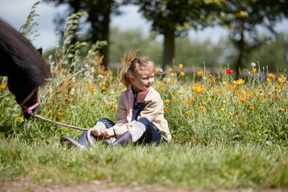 Equipage Minna zip ridejakke i fleece til børn