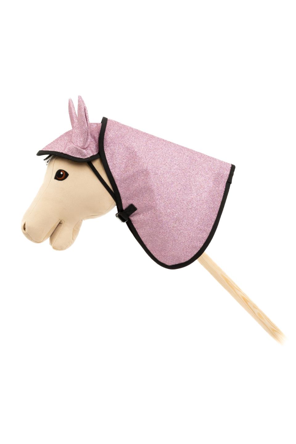 My Hobby Horse Blanket & Ear Bonnet, pink glitter