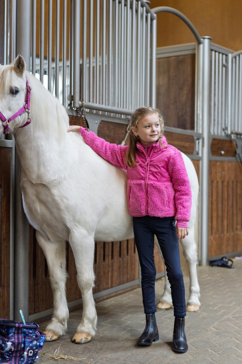 Equipage Vega teddy ridesweater til børn