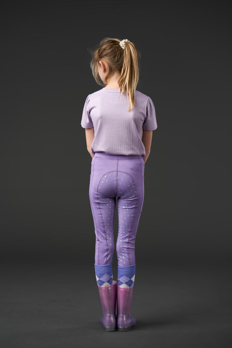 Equipage Molly ridtights med full grip för barn