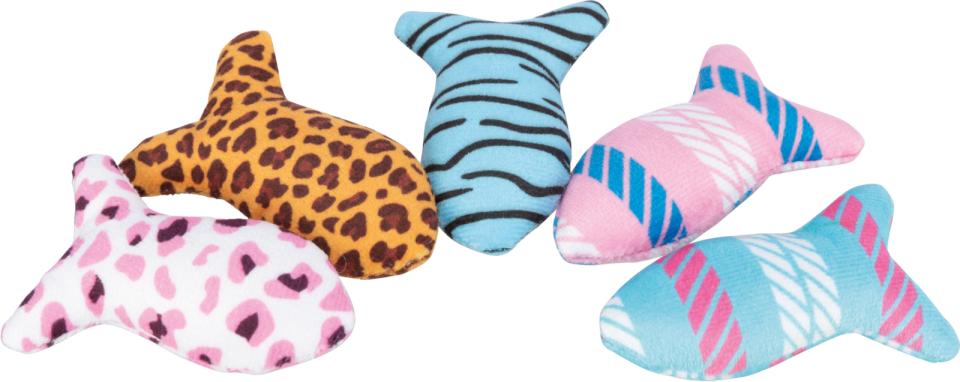 Fish, plush, catnip