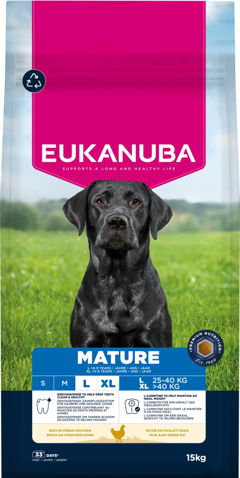 EUKANUBA Mature Large Breed kylling