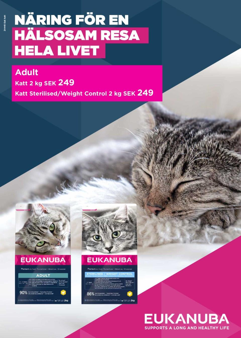 Eukanuba plakat Kat (svensk tekst)