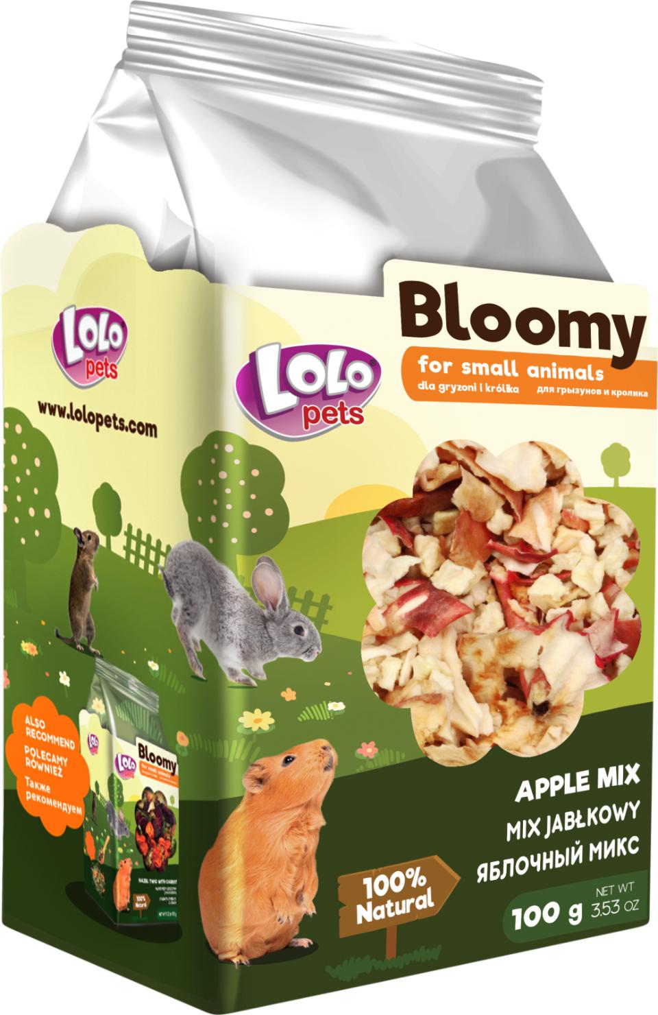 Bloomy tørret æble, gnaver/kanin