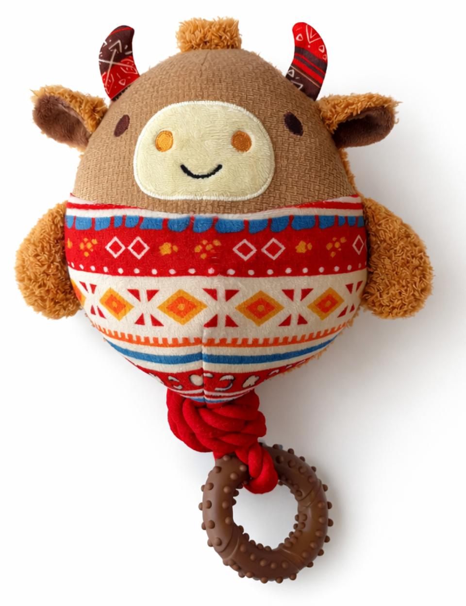 Companion plyschdjur, nötkreatur med TPR-ring