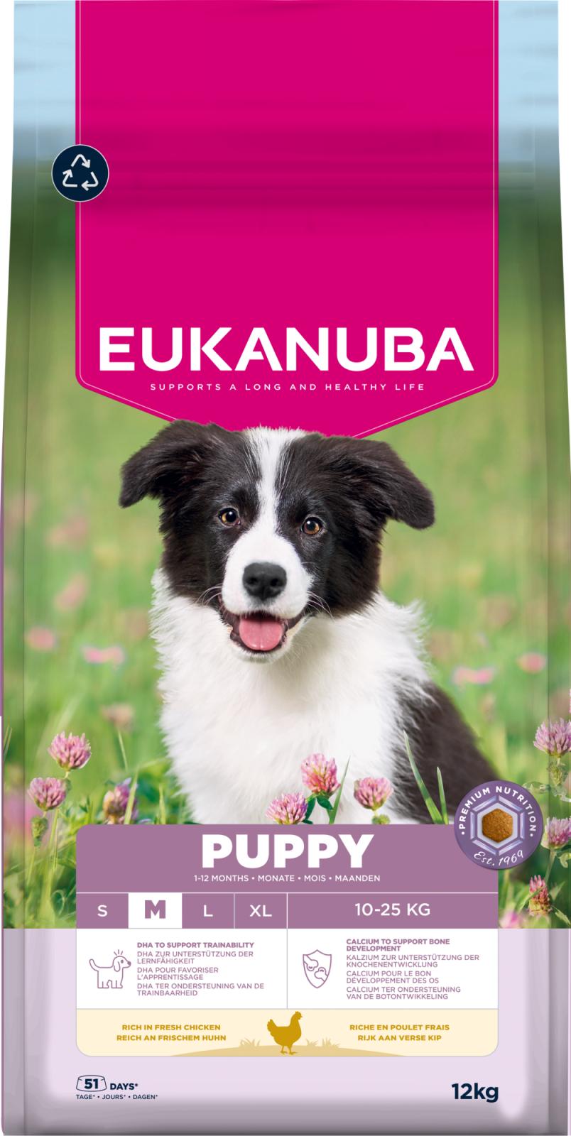 EUKANUBA Puppy Medium Breed kylling