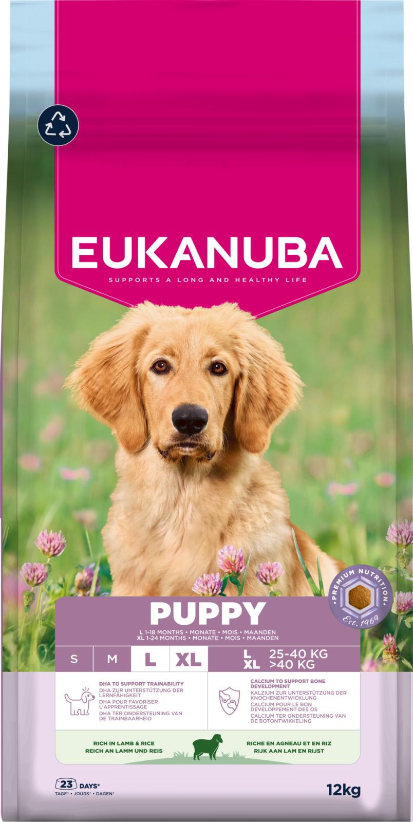 EUKANUBA Puppy Large Breed Lam & Ris