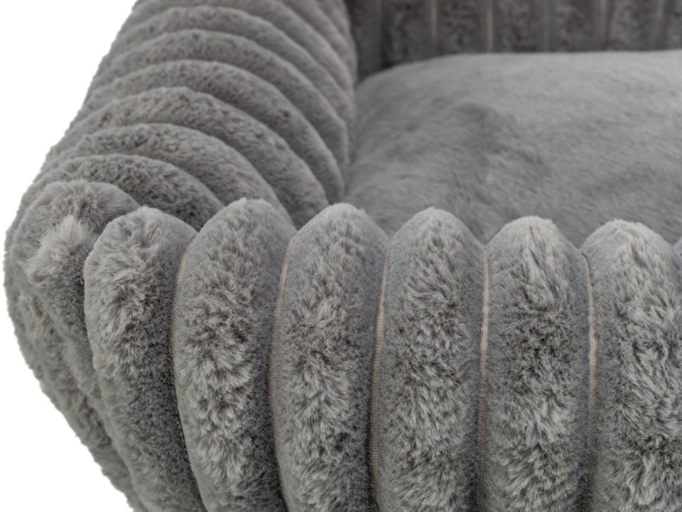 Trixie Lonni seng, firkantet, fløyel fleece