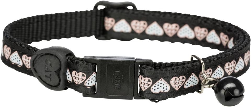 Kattehalsbånd med hjerter