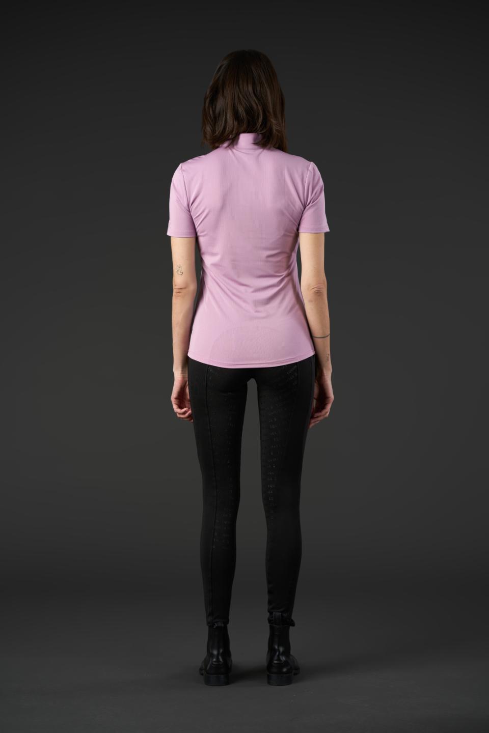 Equipage Hasty kurzärmelige Reitbluse mit Half-Zip